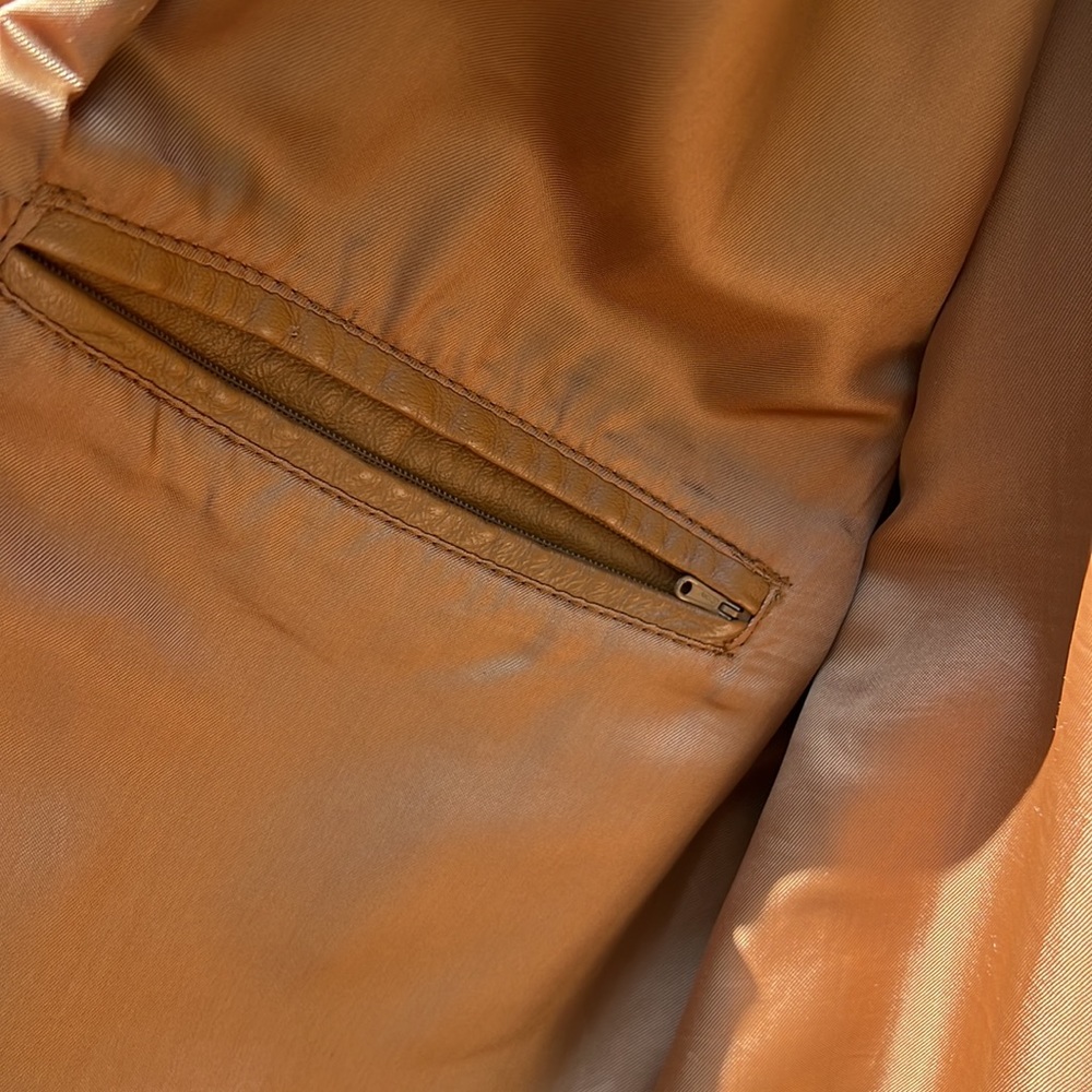 Vintage Donald Pliner men’s glove leather Italian jacket Men’s size 52 - Picture 5 of 6